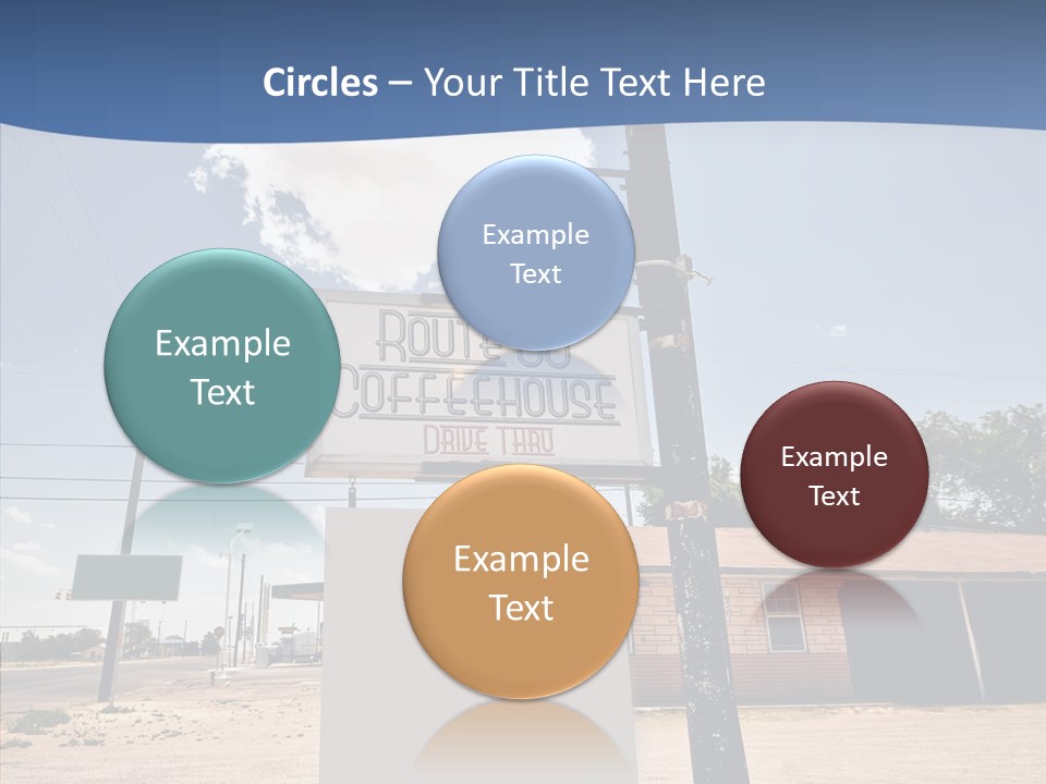 Historic Red Peeling PowerPoint Template