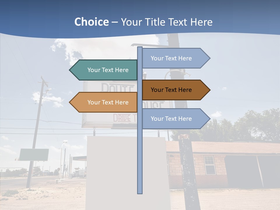 Historic Red Peeling PowerPoint Template