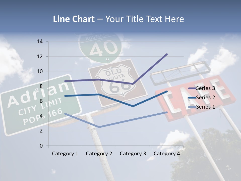 Concept Road Usa PowerPoint Template