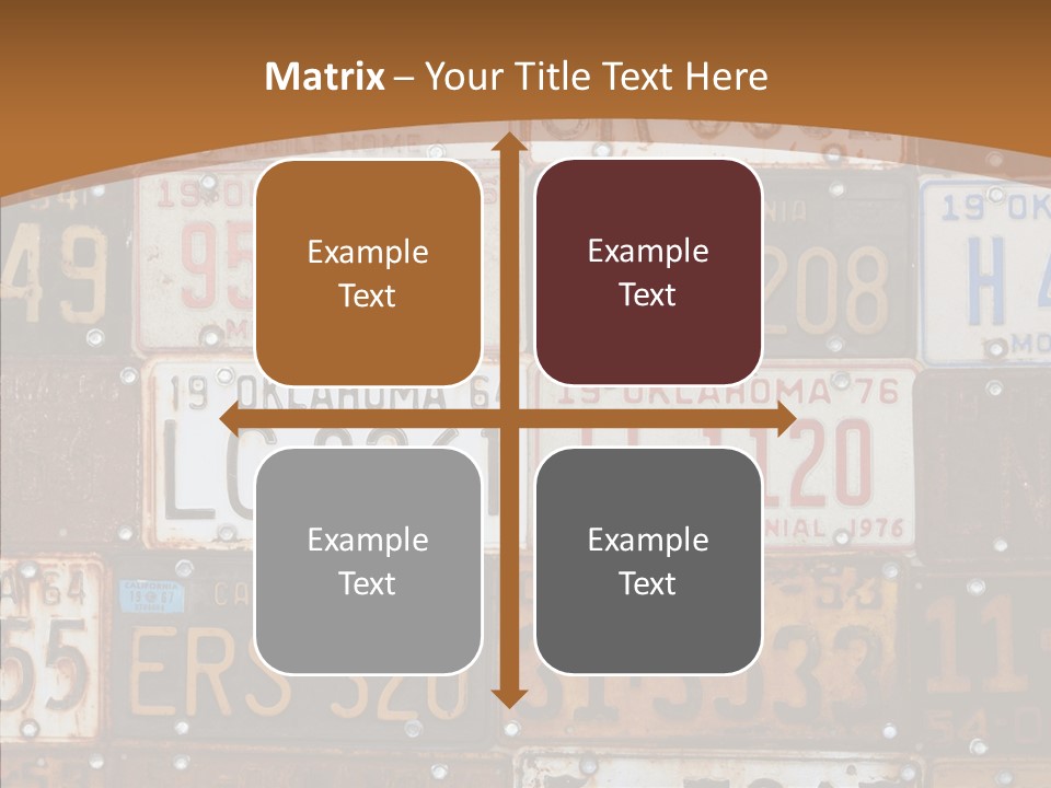 Graphic Car Nobody PowerPoint Template