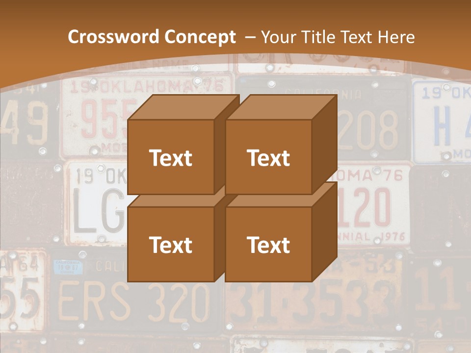 Graphic Car Nobody PowerPoint Template