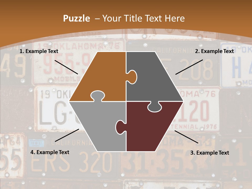 Graphic Car Nobody PowerPoint Template