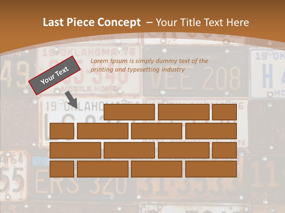 Graphic Car Nobody PowerPoint Template