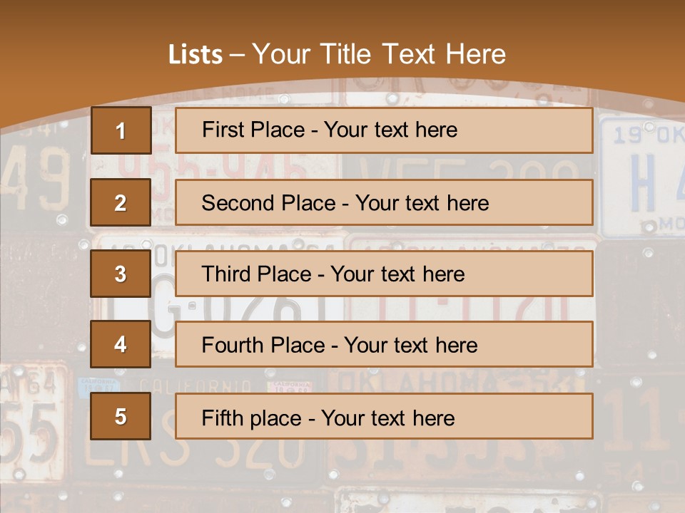 Graphic Car Nobody PowerPoint Template