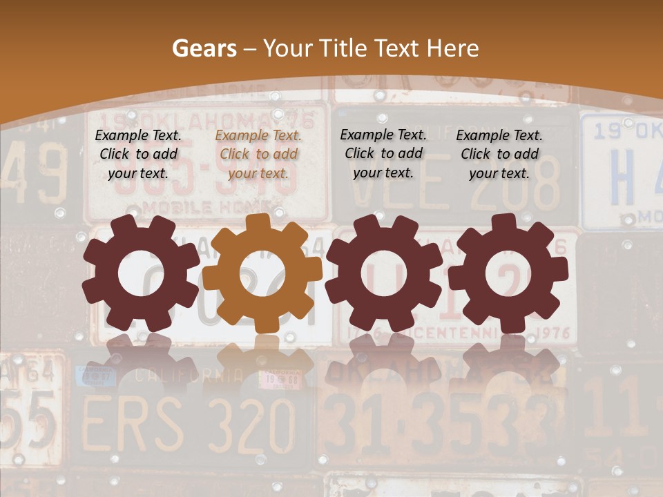 Graphic Car Nobody PowerPoint Template