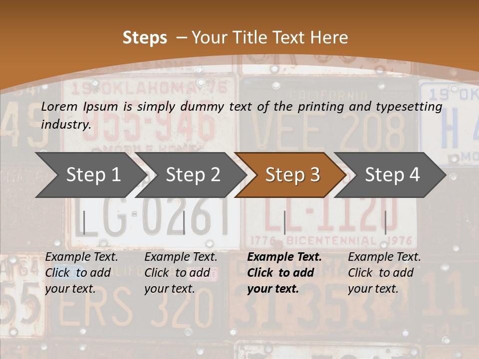 Graphic Car Nobody PowerPoint Template