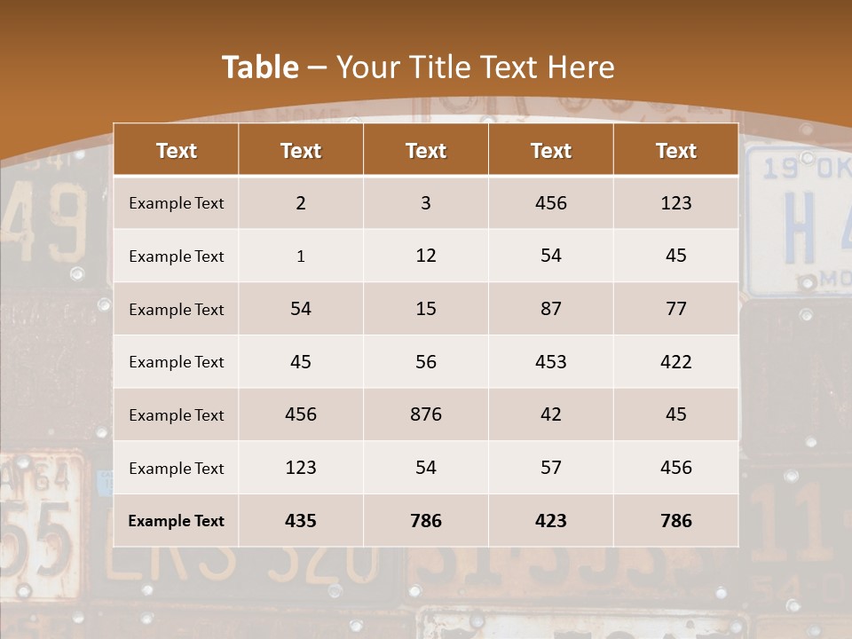 Graphic Car Nobody PowerPoint Template
