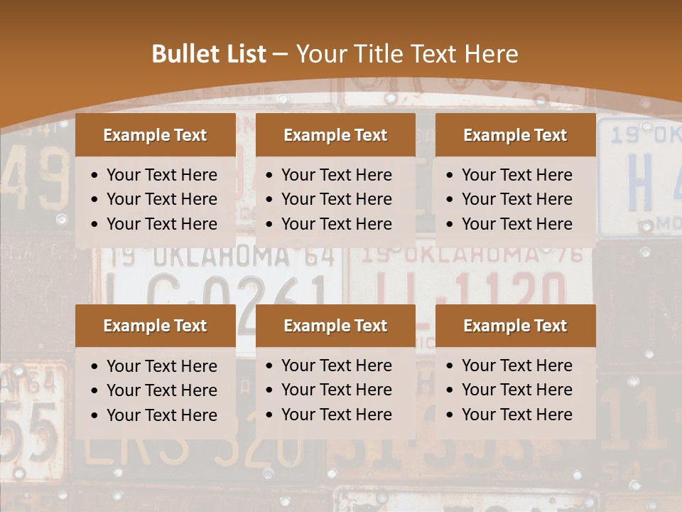 Graphic Car Nobody PowerPoint Template