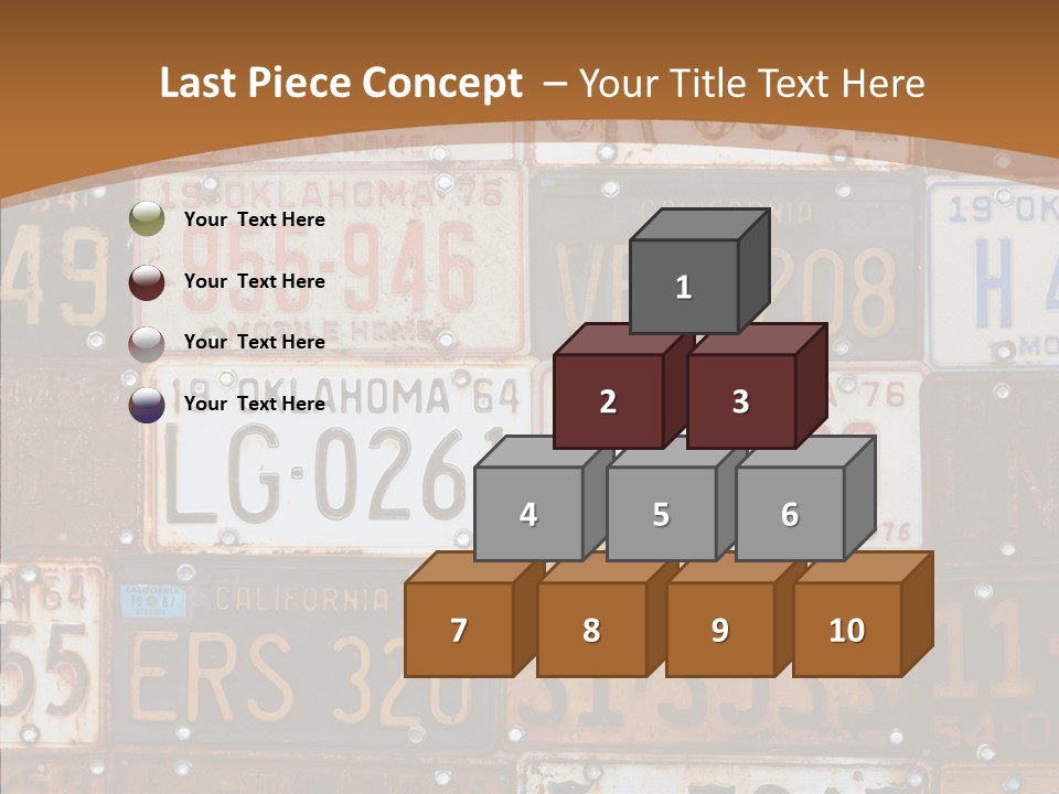 Graphic Car Nobody PowerPoint Template