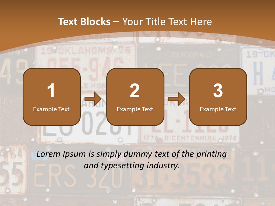 Graphic Car Nobody PowerPoint Template