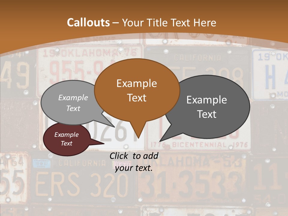 Graphic Car Nobody PowerPoint Template