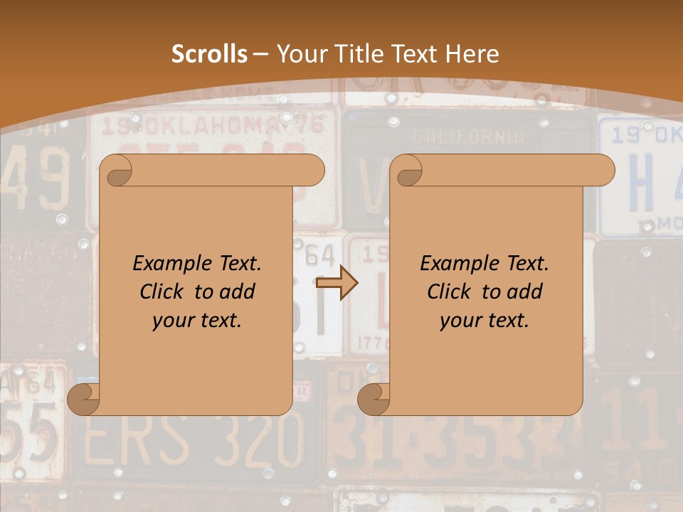 Graphic Car Nobody PowerPoint Template