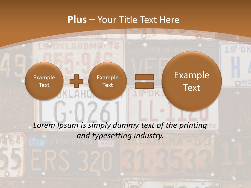 Graphic Car Nobody PowerPoint Template
