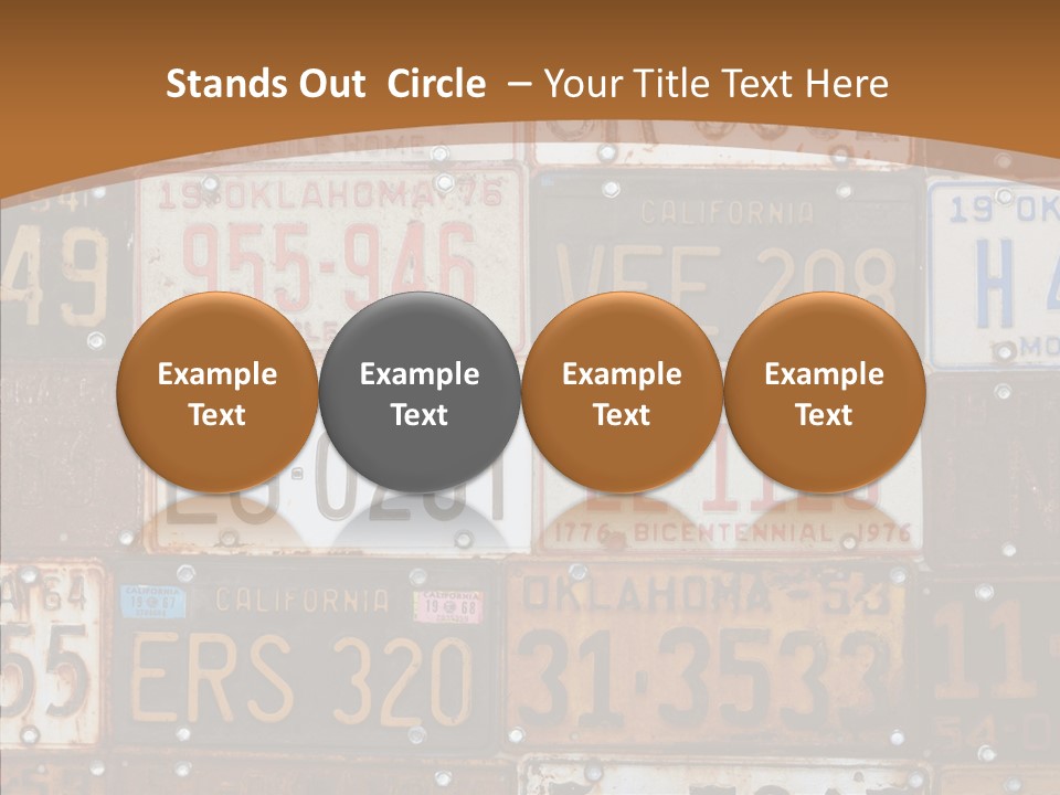 Graphic Car Nobody PowerPoint Template