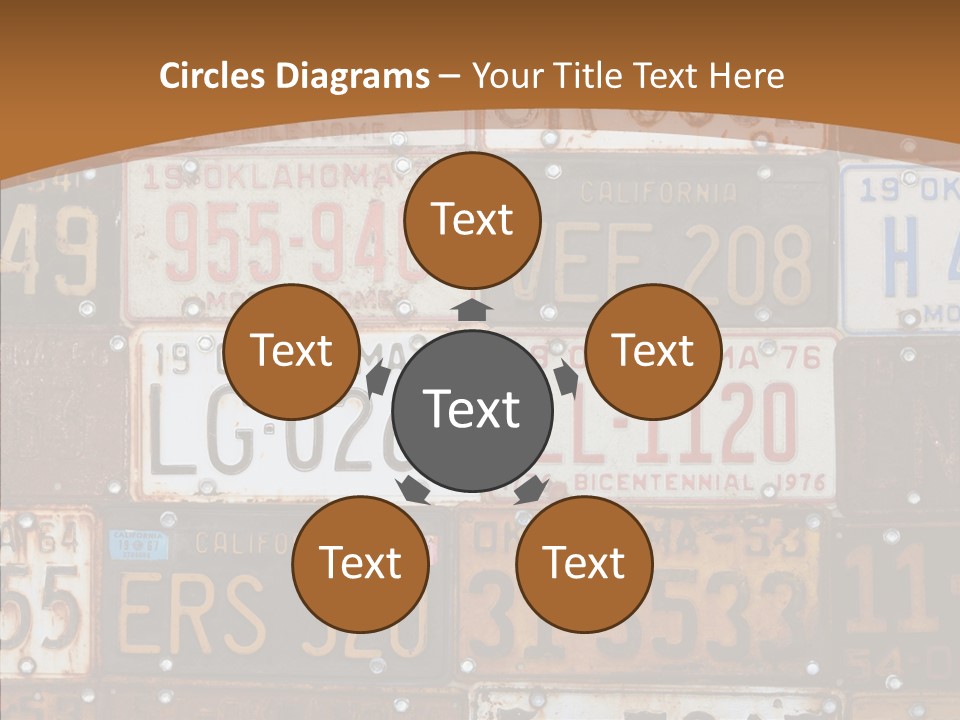 Graphic Car Nobody PowerPoint Template