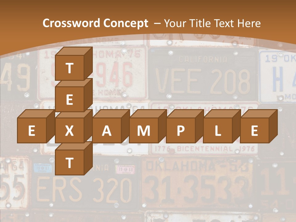Graphic Car Nobody PowerPoint Template