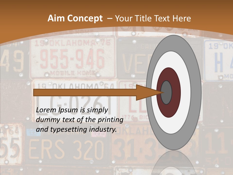 Graphic Car Nobody PowerPoint Template