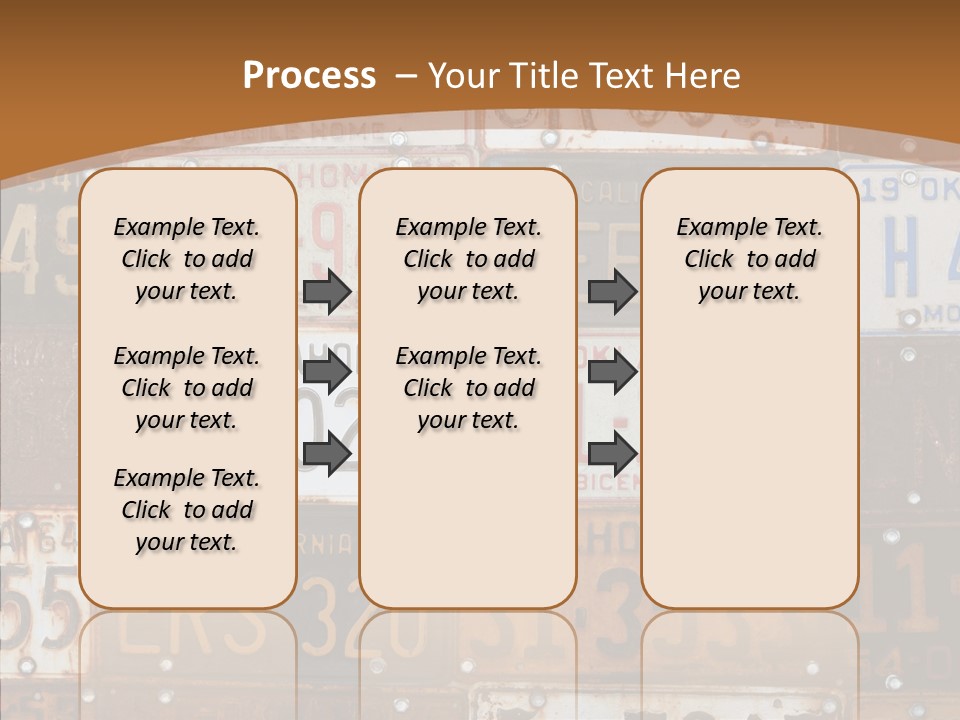 Graphic Car Nobody PowerPoint Template