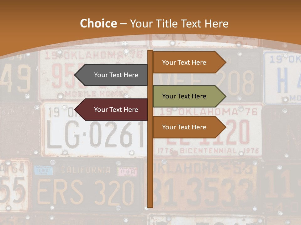 Graphic Car Nobody PowerPoint Template