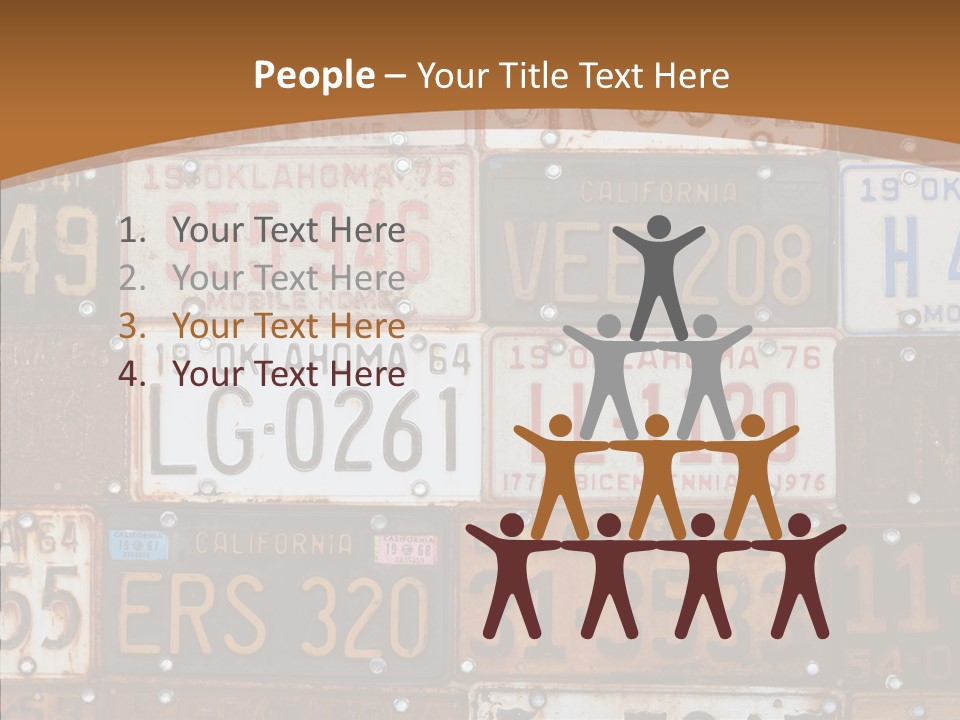 Graphic Car Nobody PowerPoint Template