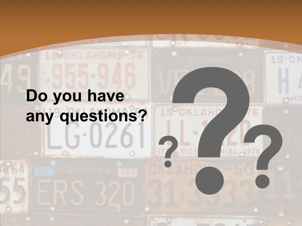 Graphic Car Nobody PowerPoint Template