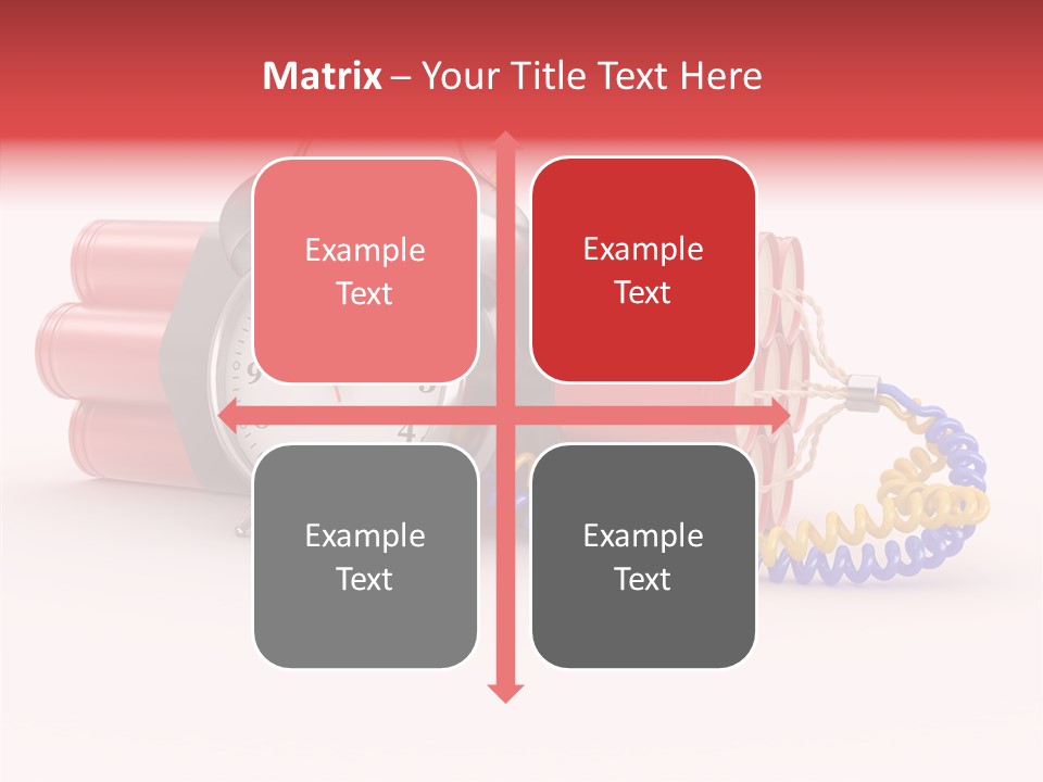 Agression Explode Sabotage PowerPoint Template