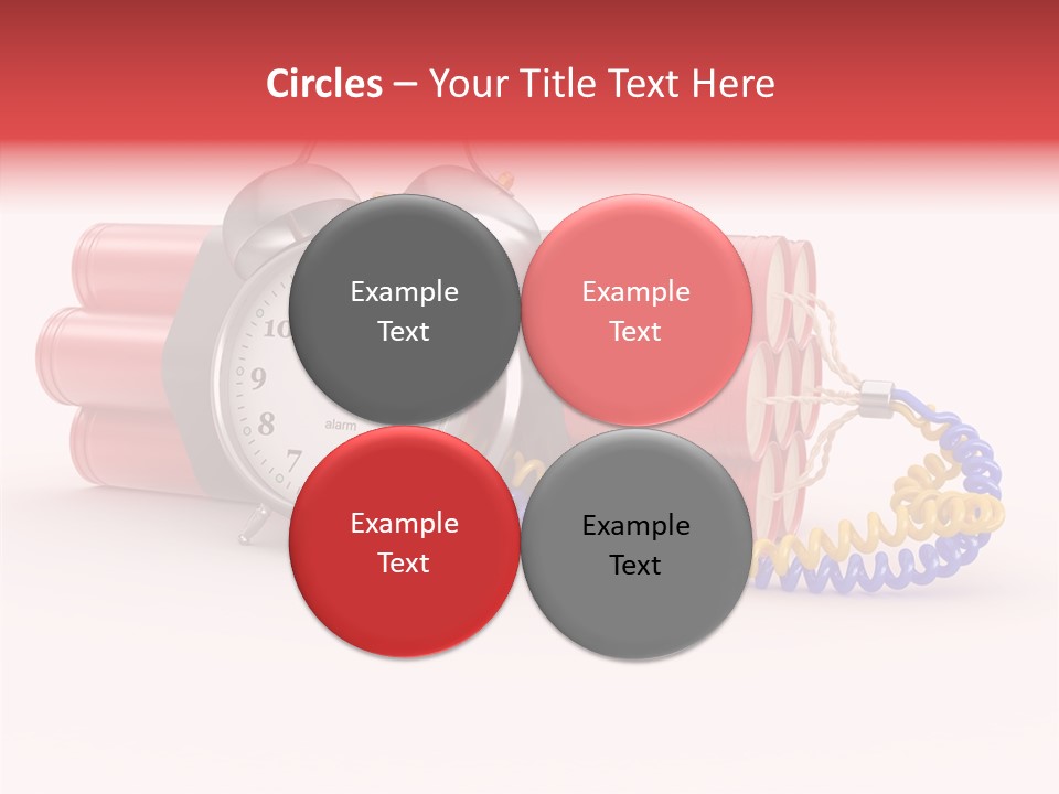 Agression Explode Sabotage PowerPoint Template
