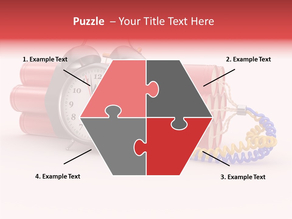 Agression Explode Sabotage PowerPoint Template