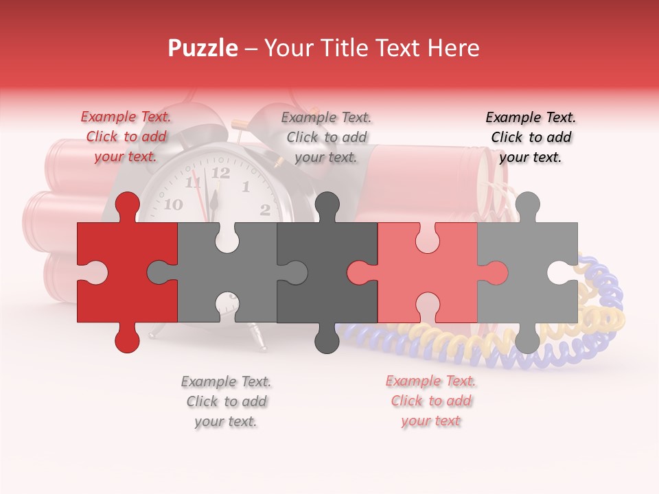 Agression Explode Sabotage PowerPoint Template