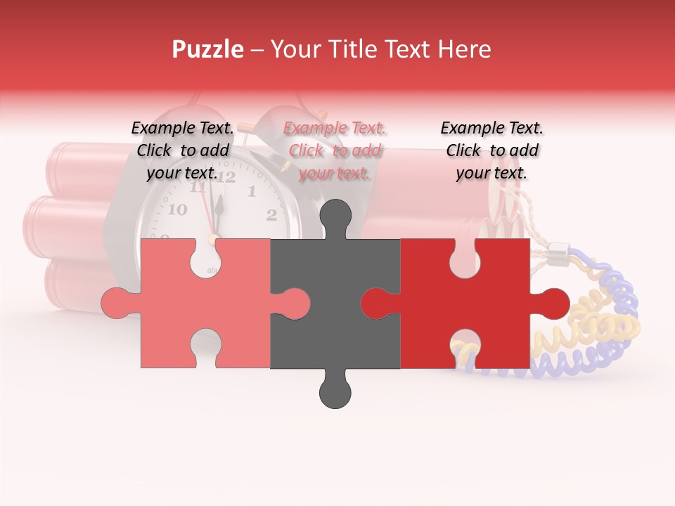 Agression Explode Sabotage PowerPoint Template