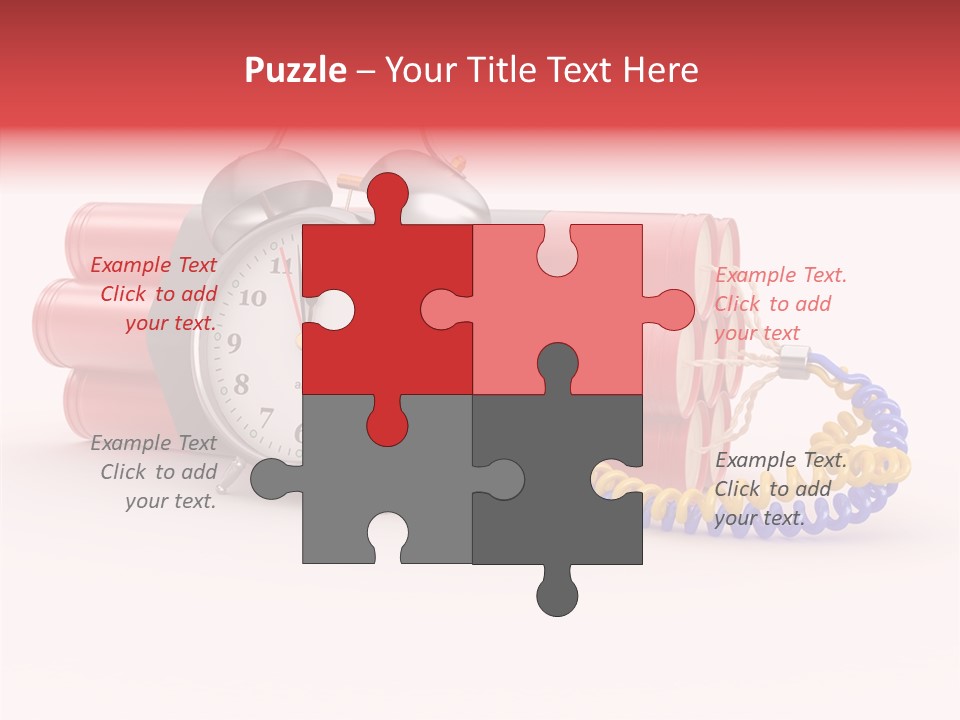 Agression Explode Sabotage PowerPoint Template