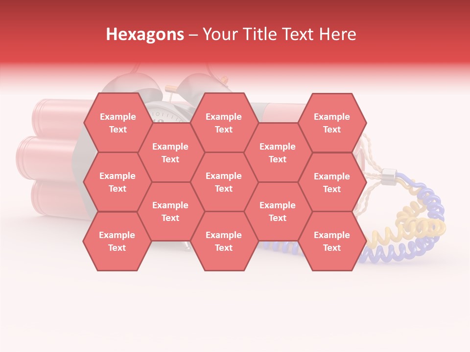 Agression Explode Sabotage PowerPoint Template