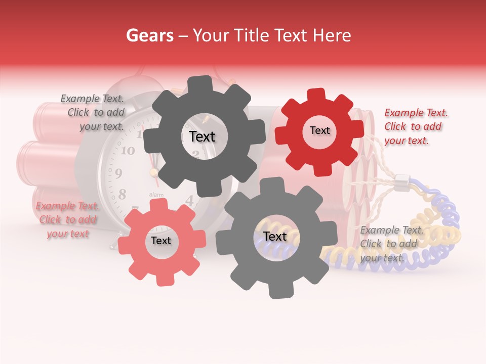 Agression Explode Sabotage PowerPoint Template
