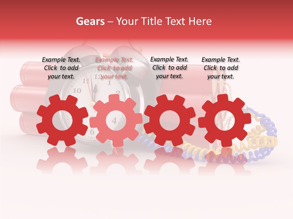 Agression Explode Sabotage PowerPoint Template