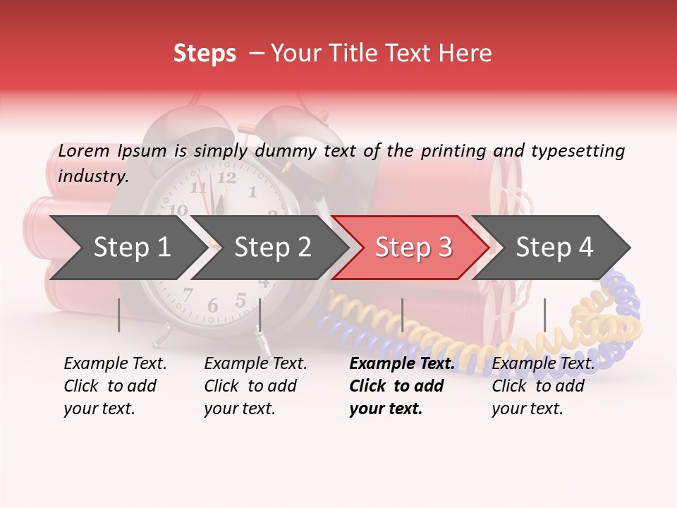 Agression Explode Sabotage PowerPoint Template