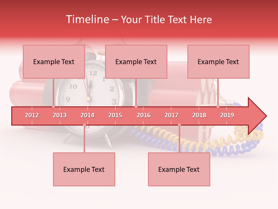 Agression Explode Sabotage PowerPoint Template