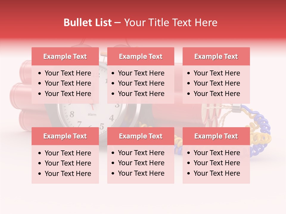 Agression Explode Sabotage PowerPoint Template