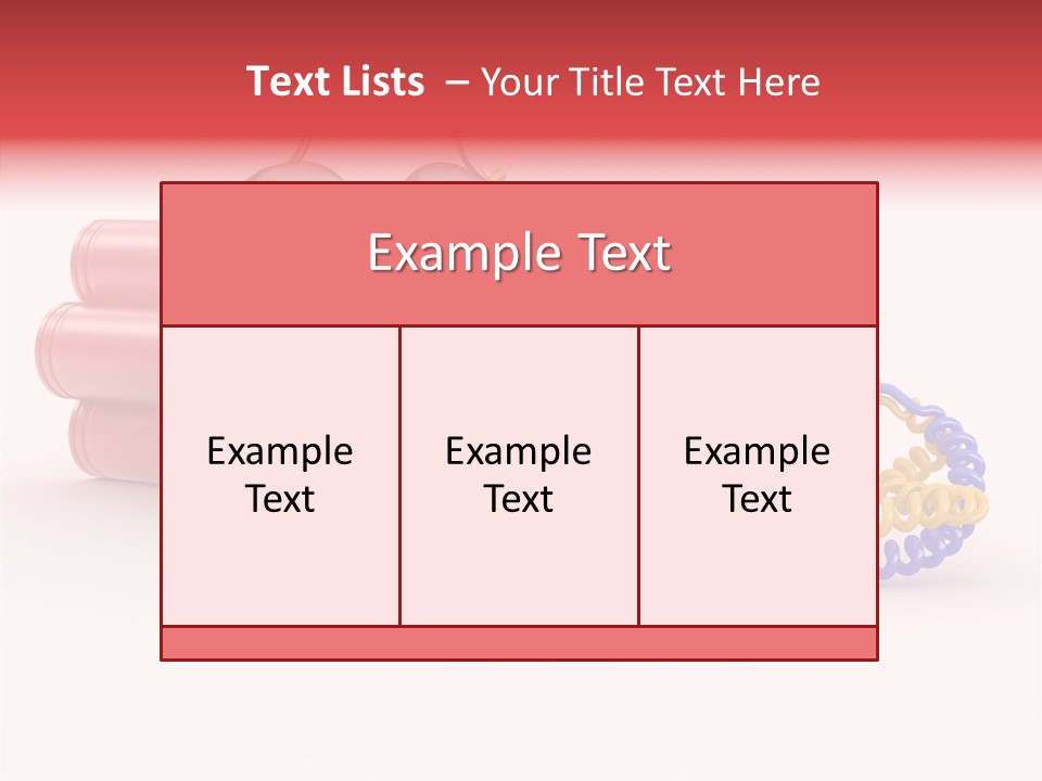 Agression Explode Sabotage PowerPoint Template