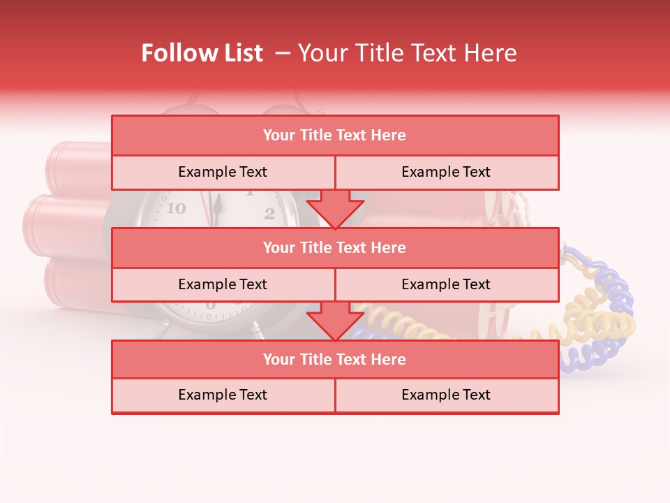 Agression Explode Sabotage PowerPoint Template
