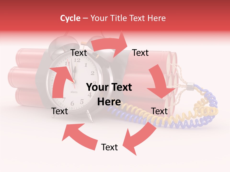 Agression Explode Sabotage PowerPoint Template