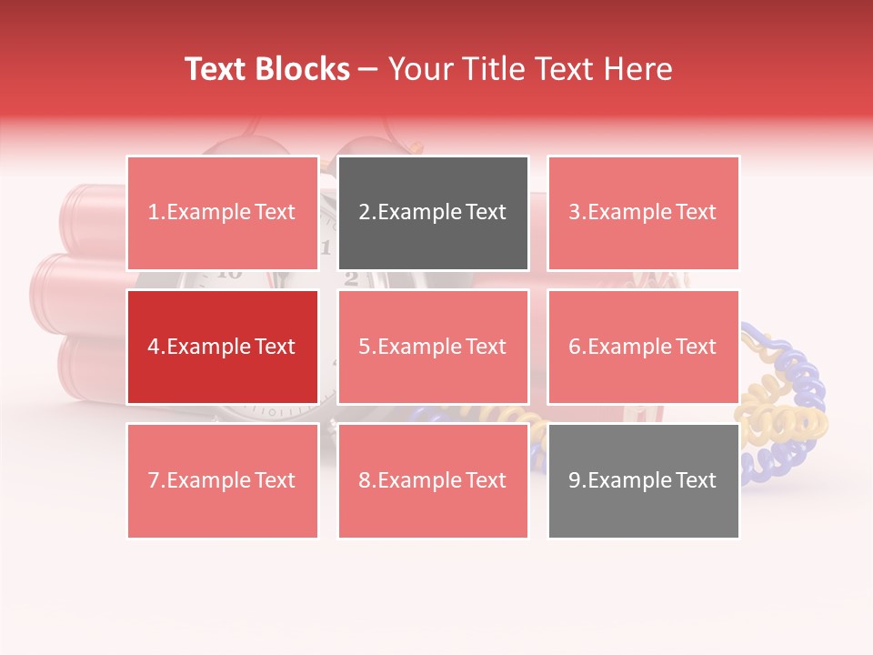 Agression Explode Sabotage PowerPoint Template