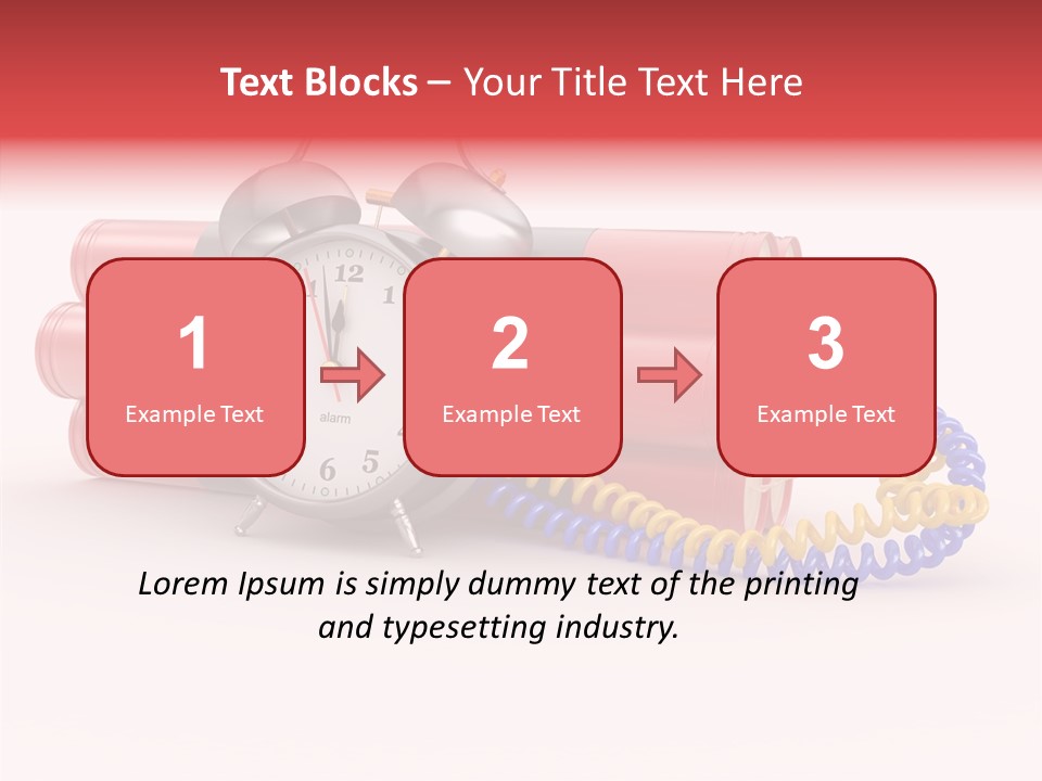 Agression Explode Sabotage PowerPoint Template