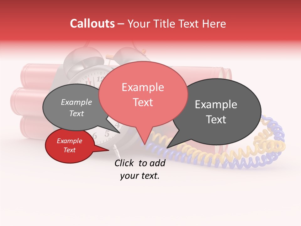 Agression Explode Sabotage PowerPoint Template