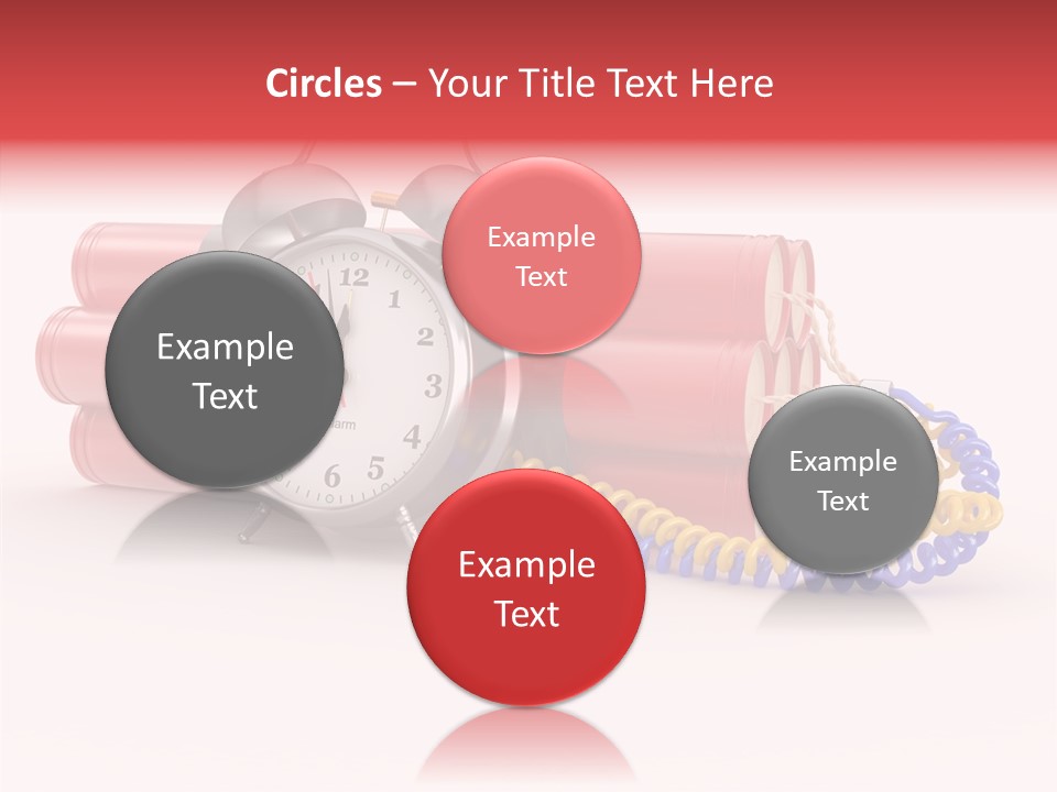 Agression Explode Sabotage PowerPoint Template