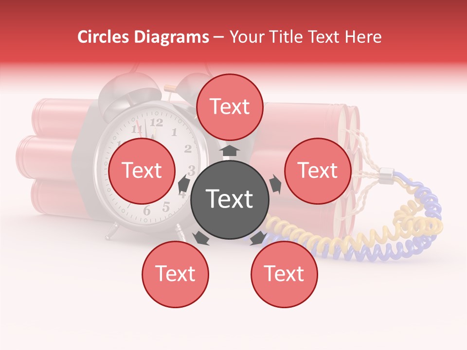 Agression Explode Sabotage PowerPoint Template
