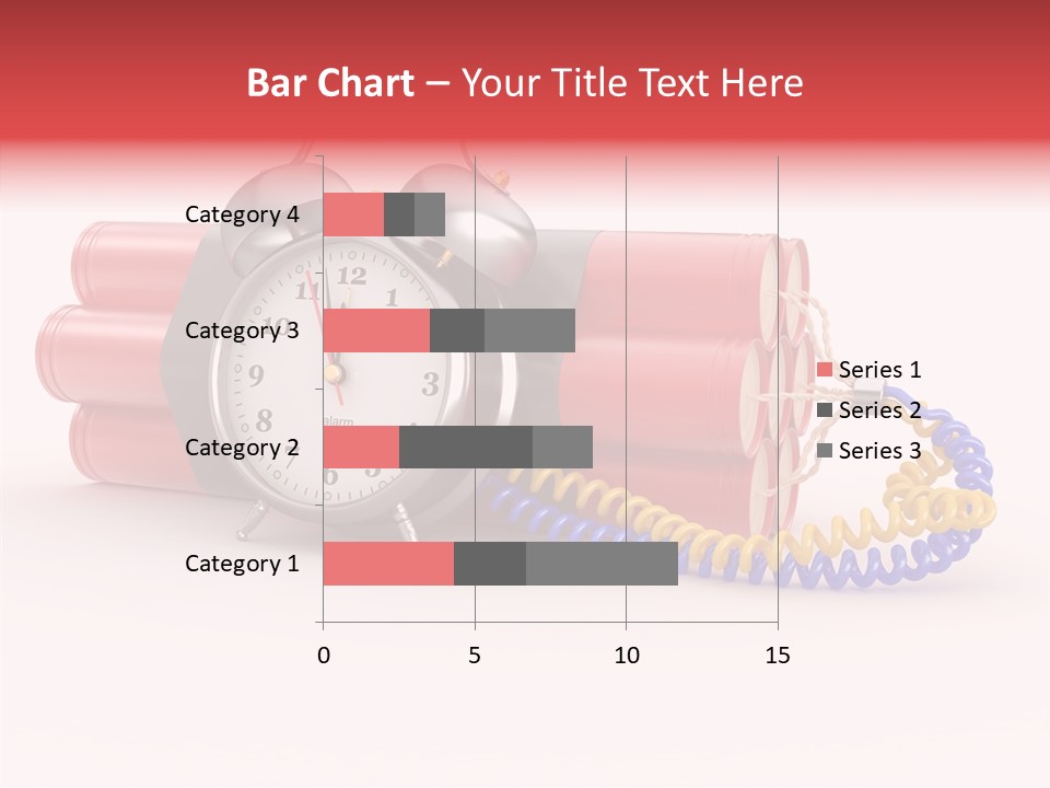 Agression Explode Sabotage PowerPoint Template