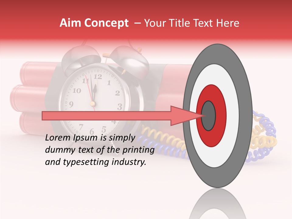 Agression Explode Sabotage PowerPoint Template