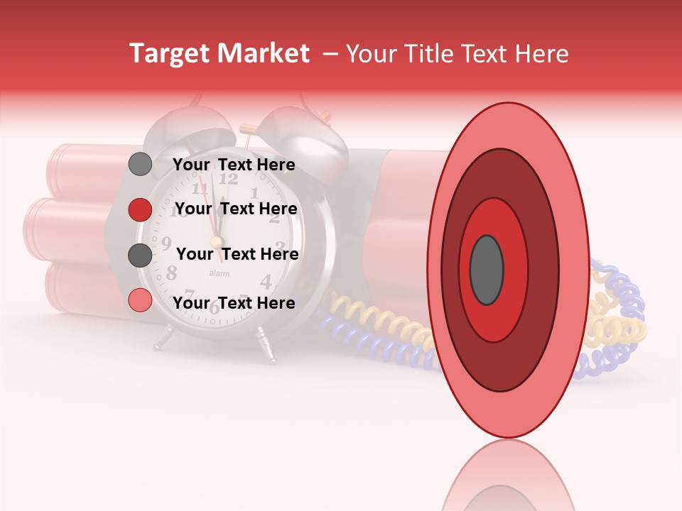 Agression Explode Sabotage PowerPoint Template