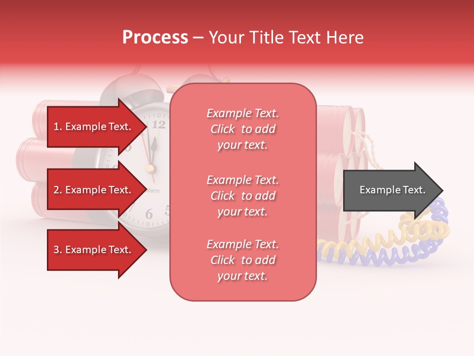 Agression Explode Sabotage PowerPoint Template
