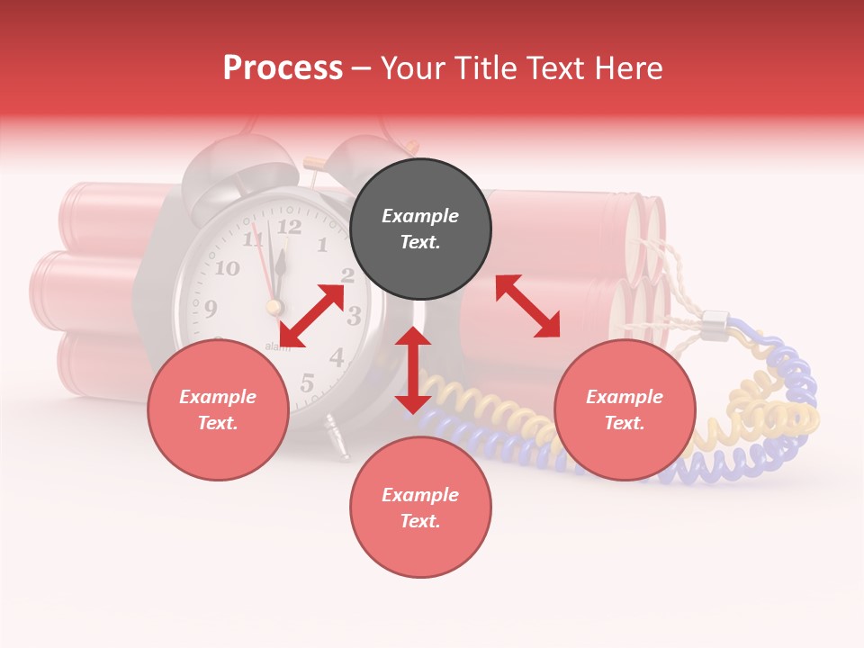 Agression Explode Sabotage PowerPoint Template